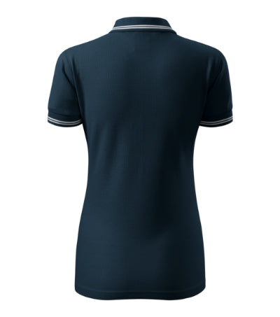 MALFINI URBAN Women's polo shirt in navy blue - promotional clothing printed with your company logo