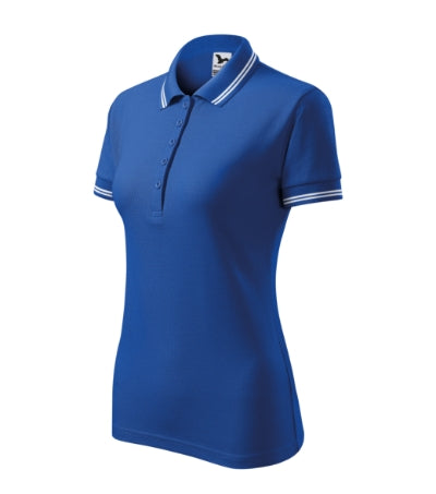 MALFINI URBAN Women's polo shirt in royal blue - promotional clothing printed with your company logo