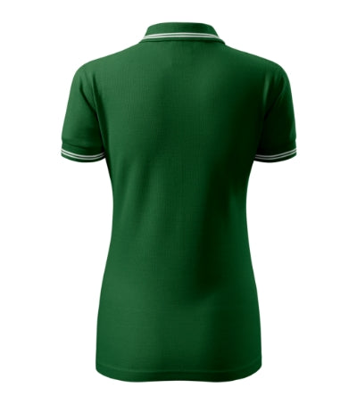 MALFINI URBAN Women's polo shirt in bottle green - promotional clothing printed with your company logo