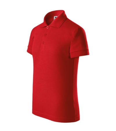 MALFINI PIQUE POLO Kids' polo shirt in red - promotional clothing printed with your company logo