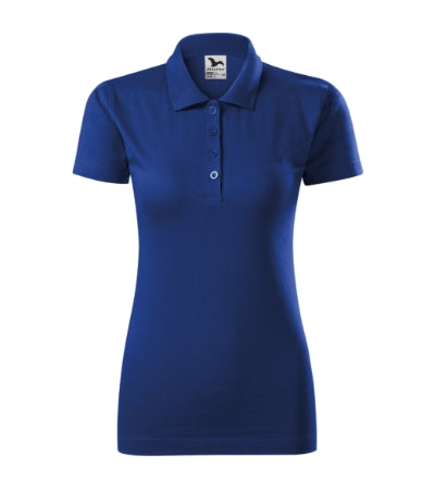 MALFINI SINGLE J. Women's polo shirt in royal blue - promotional clothing printed with your company logo