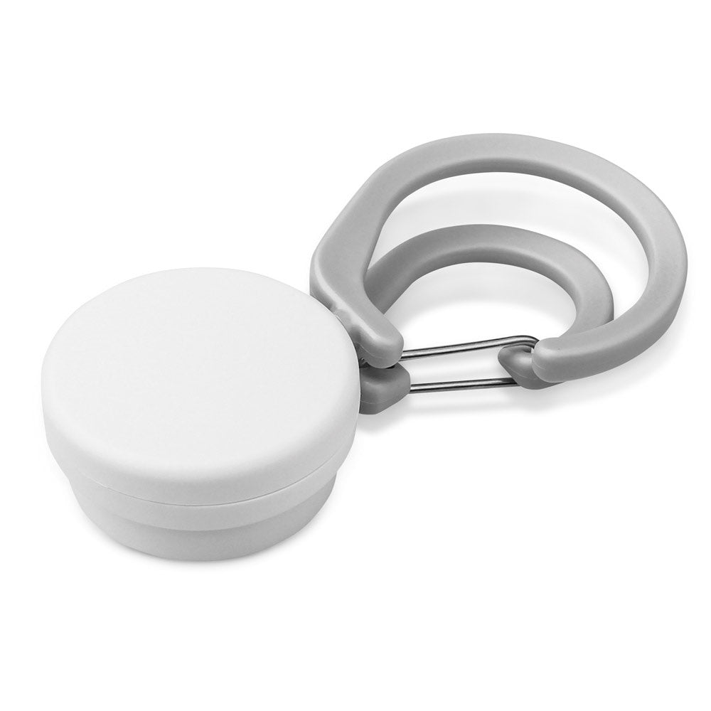 OREN promotional travel accessory in white with custom logo branding