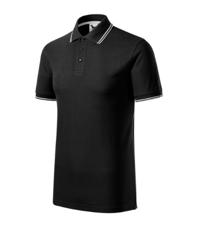MALFINI FOCUS Men's polo shirt in black - promotional clothing printed with your company logo