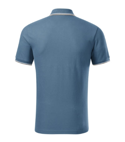 MALFINI FOCUS Men's polo shirt in denim - promotional clothing printed with your company logo