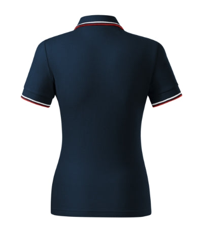 MALFINI FOCUS Women's polo shirt in navy blue - promotional clothing printed with your company logo