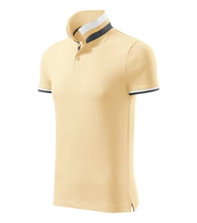 MALFINI Premium COLLAR UP Men's polo shirt in bourbon vanilla - promotional clothing printed with your company logo