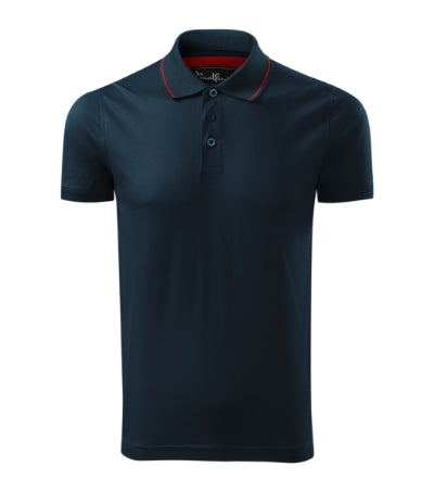 MALFINI Premium GRAND Men's polo shirt in navy blue - promotional clothing printed with your company logo