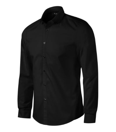 MALFINI Premium DYNAMIC Men's shirt in black - promotional clothing printed with your company logo
