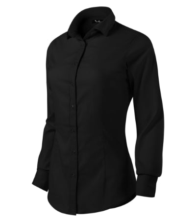 MALFINI Premium DYNAMIC Women's shirt in black - promotional clothing printed with your company logo