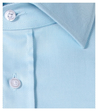 MALFINI Premium JOURNEY Men's shirt in slant blue/white - promotional clothing printed with your company logo