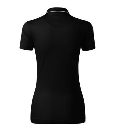 MALFINI Premium GRAND Women's polo shirt in black - promotional clothing printed with your company logo