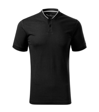 MALFINI Premium DIAMOND Men's polo shirt in black - promotional clothing printed with your company logo