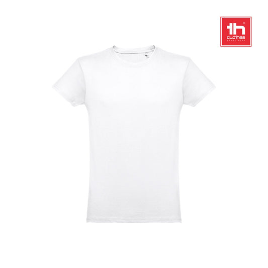 THC LUANDA WH promotional t-shirt (complete set view) with custom logo branding