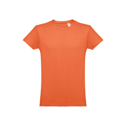 THC LUANDA promotional t-shirt in terracotta with custom logo branding