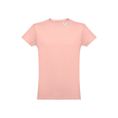THC LUANDA promotional t-shirt in salmon with custom logo branding