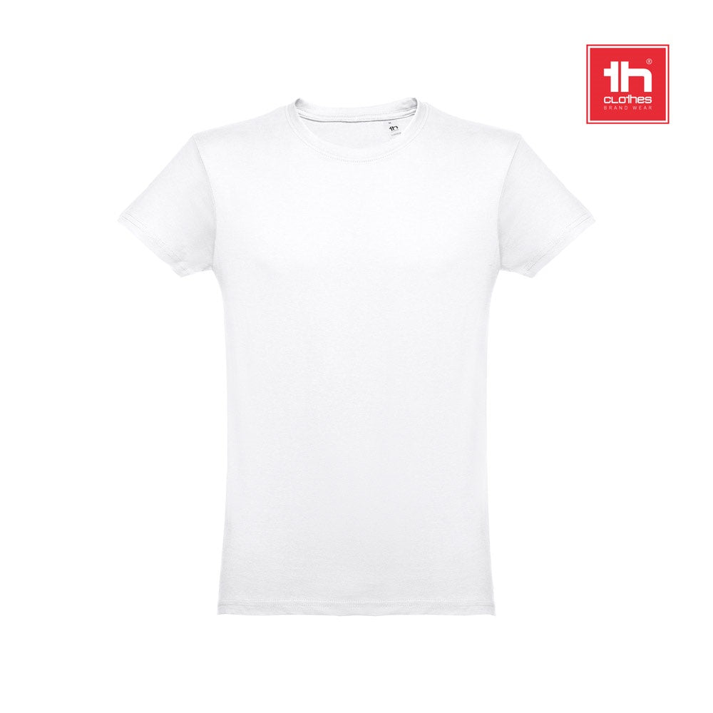 THC LUANDA WH 3XL promotional t-shirt (complete set view) with custom logo branding