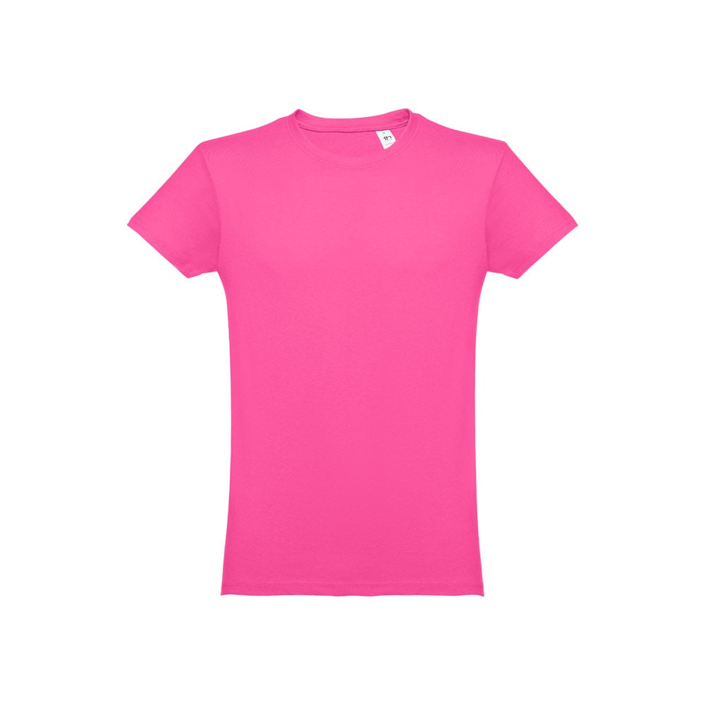 THC LUANDA 3XL promotional t-shirt in pink with custom logo branding