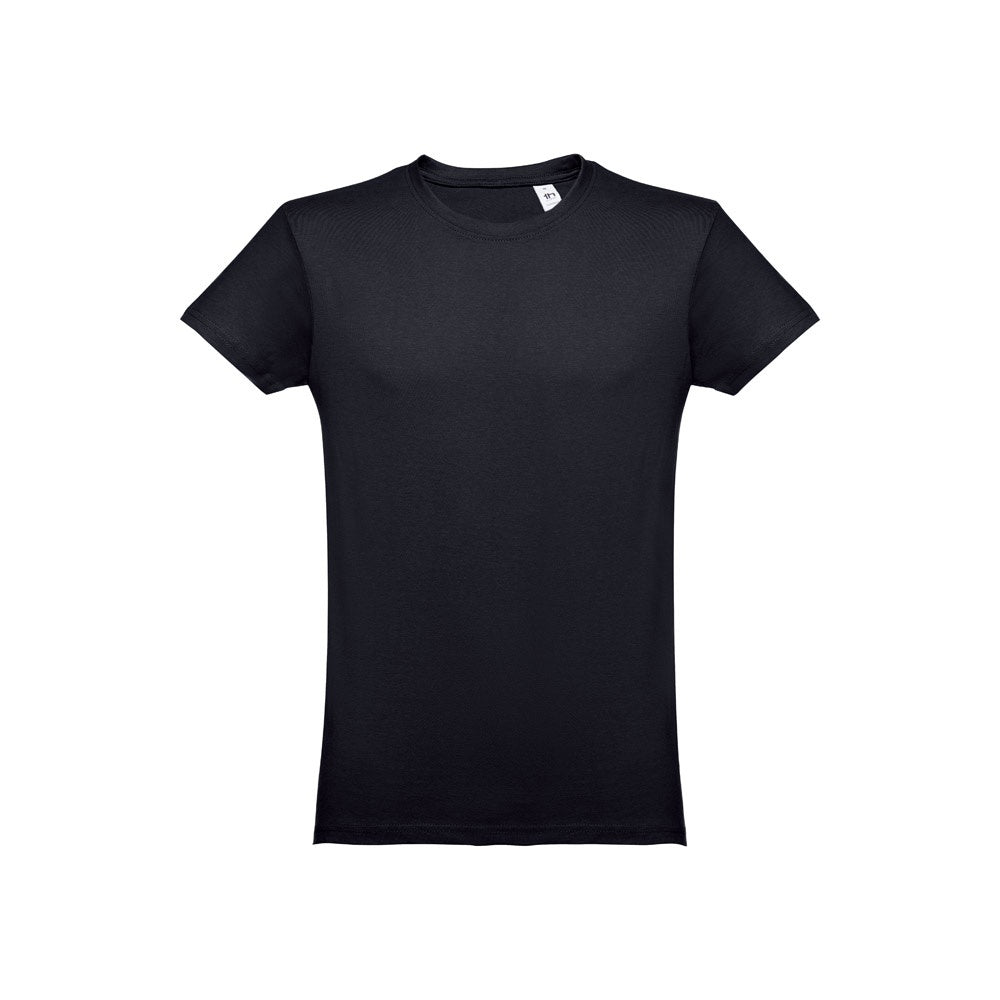 THC LUANDA 3XL promotional t-shirt in black with custom logo branding