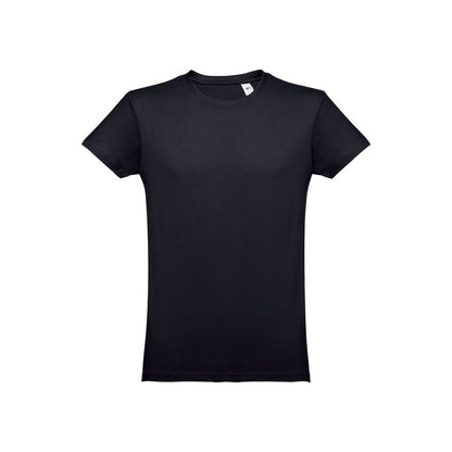 THC LUANDA 3XL promotional t-shirt in black with custom logo branding