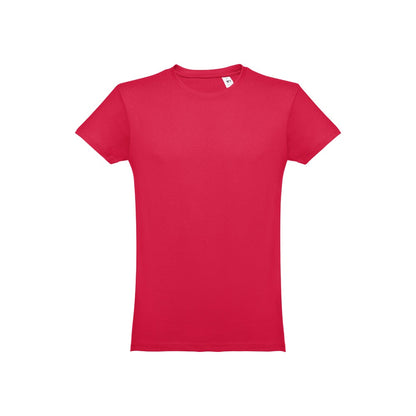 THC LUANDA 3XL promotional t-shirt in red with custom logo branding