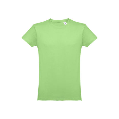 THC LUANDA 3XL promotional t-shirt in light green with custom logo branding