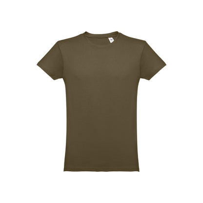 THC LUANDA 3XL promotional t-shirt in army green with custom logo branding