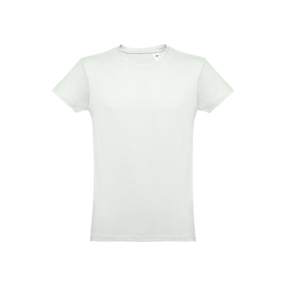 THC LUANDA 3XL promotional t-shirt in pastel green with custom logo branding