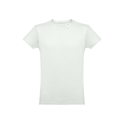 THC LUANDA 3XL promotional t-shirt in pastel green with custom logo branding