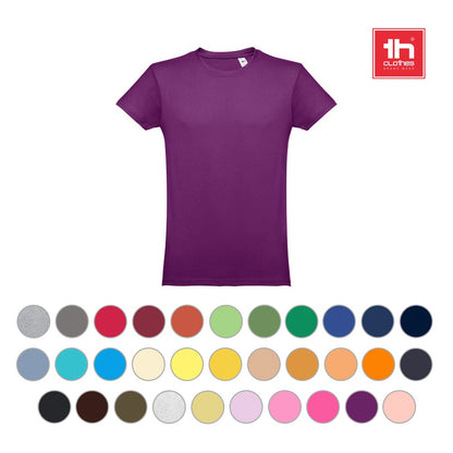 THC LUANDA 3XL promotional t-shirt (complete set view) with custom logo branding