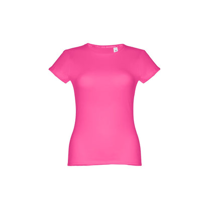 THC SOFIA promotional t-shirt in pink with custom logo branding