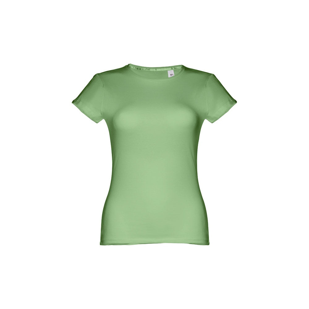 THC SOFIA promotional t-shirt in green jade with custom logo branding