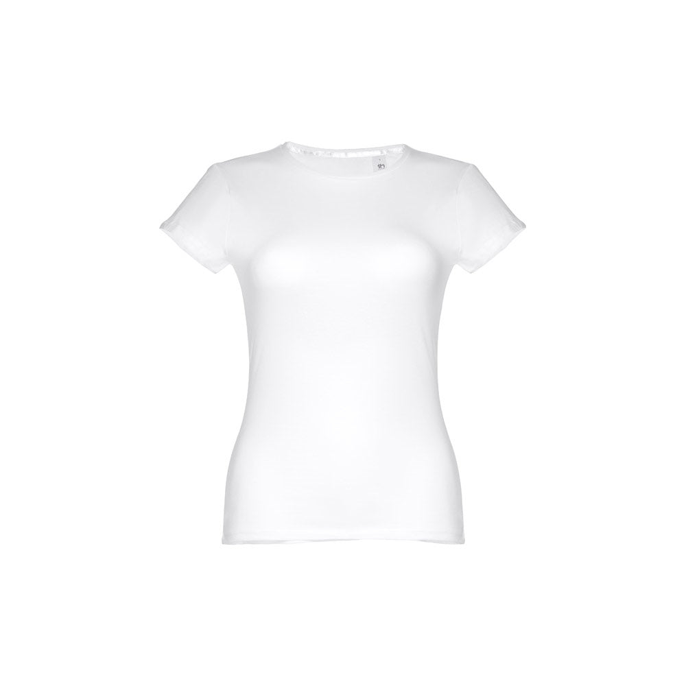 THC SOFIA WH 3XL promotional t-shirt in white with custom logo branding