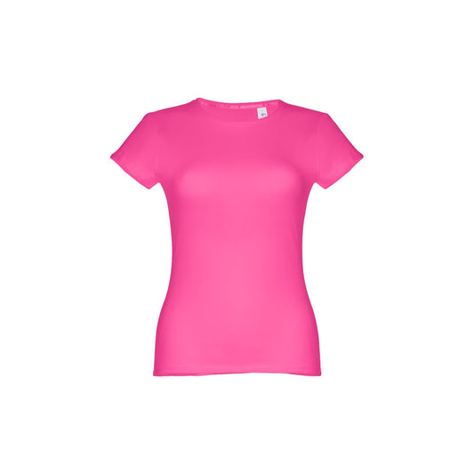 THC SOFIA 3XL promotional t-shirt in pink with custom logo branding