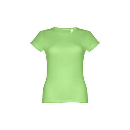 THC SOFIA 3XL promotional t-shirt in light green with custom logo branding