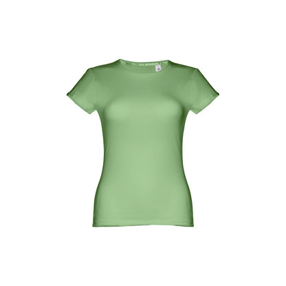 THC SOFIA 3XL promotional t-shirt in green jade with custom logo branding