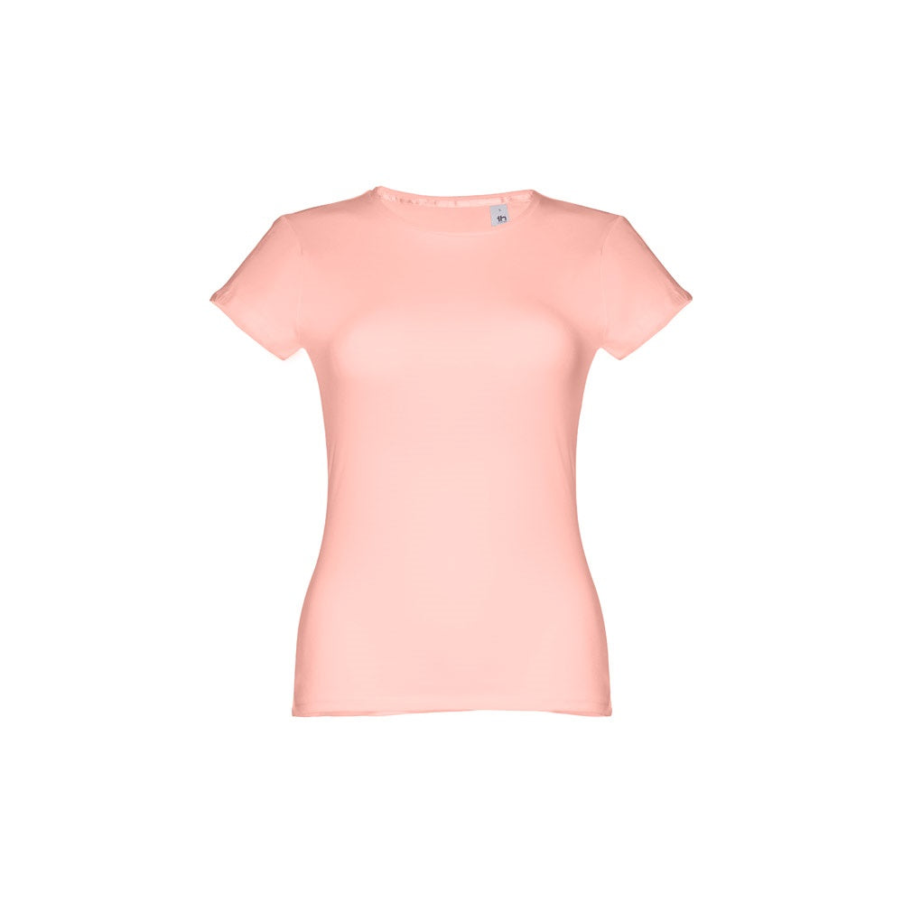 THC SOFIA 3XL promotional t-shirt in salmon with custom logo branding