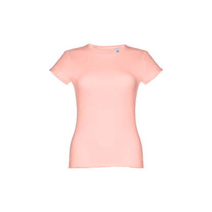 THC SOFIA 3XL promotional t-shirt in salmon with custom logo branding