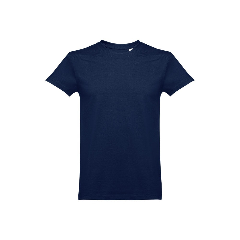THC ANKARA promotional t-shirt in blue with custom logo branding