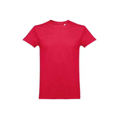THC ANKARA promotional t-shirt in red with custom logo branding