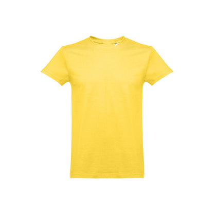 THC ANKARA promotional t-shirt in yellow with custom logo branding