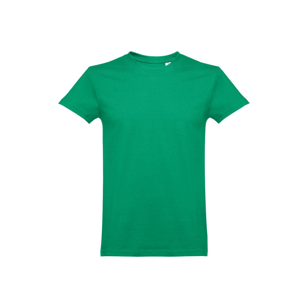 THC ANKARA promotional t-shirt in green with custom logo branding