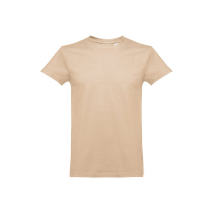 THC ANKARA promotional t-shirt in light brown with custom logo branding