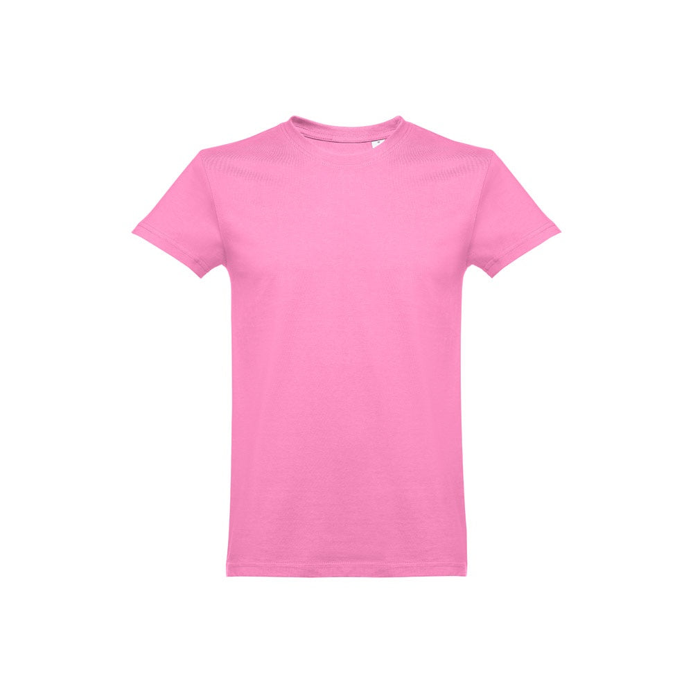 THC ANKARA promotional t-shirt in light pink with custom logo branding