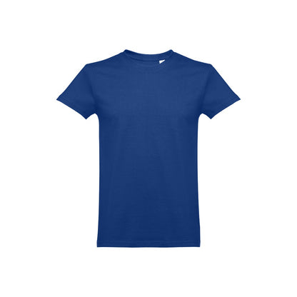 THC ANKARA promotional t-shirt in royal blue with custom logo branding