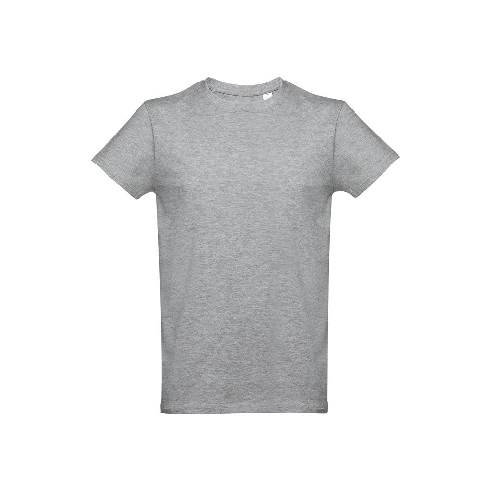 THC ANKARA promotional t-shirt in heather light grey with custom logo branding