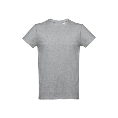 THC ANKARA promotional t-shirt in heather light grey with custom logo branding