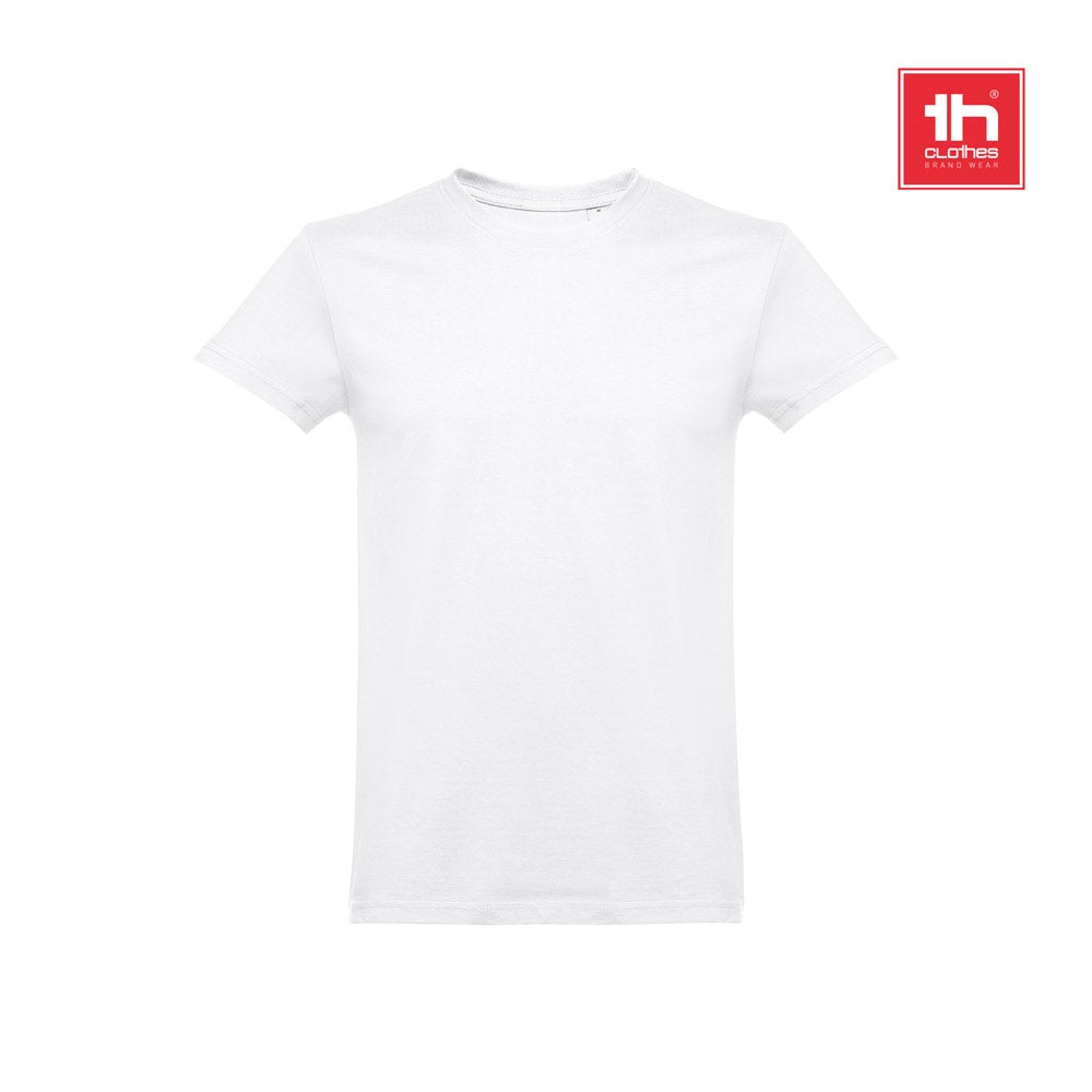 THC ANKARA 3XL WH promotional t-shirt (complete set view) with custom logo branding