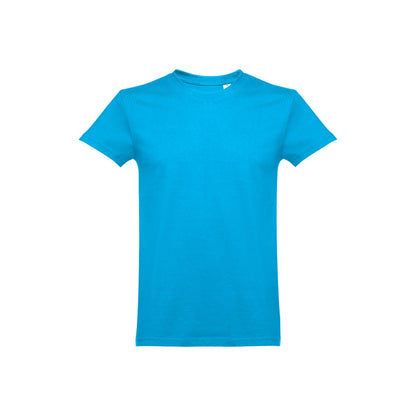 THC ANKARA 3XL promotional t-shirt in acqua blue with custom logo branding
