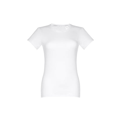 THC ANKARA WOMEN WH promotional t-shirt in white with custom logo branding