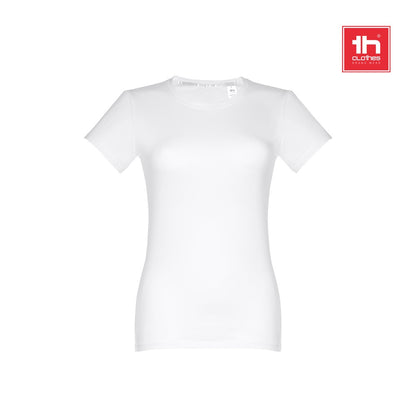THC ANKARA WOMEN WH promotional t-shirt with custom logo branding